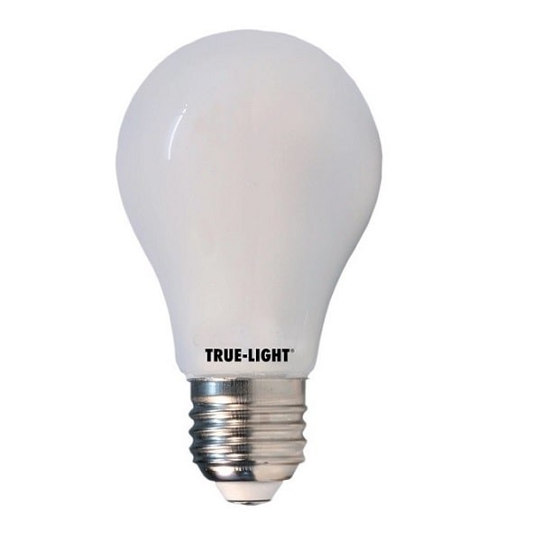 Ampoule LED lumière du jour plein spectre 8W TRUE-LIGHT 5500K IRC98